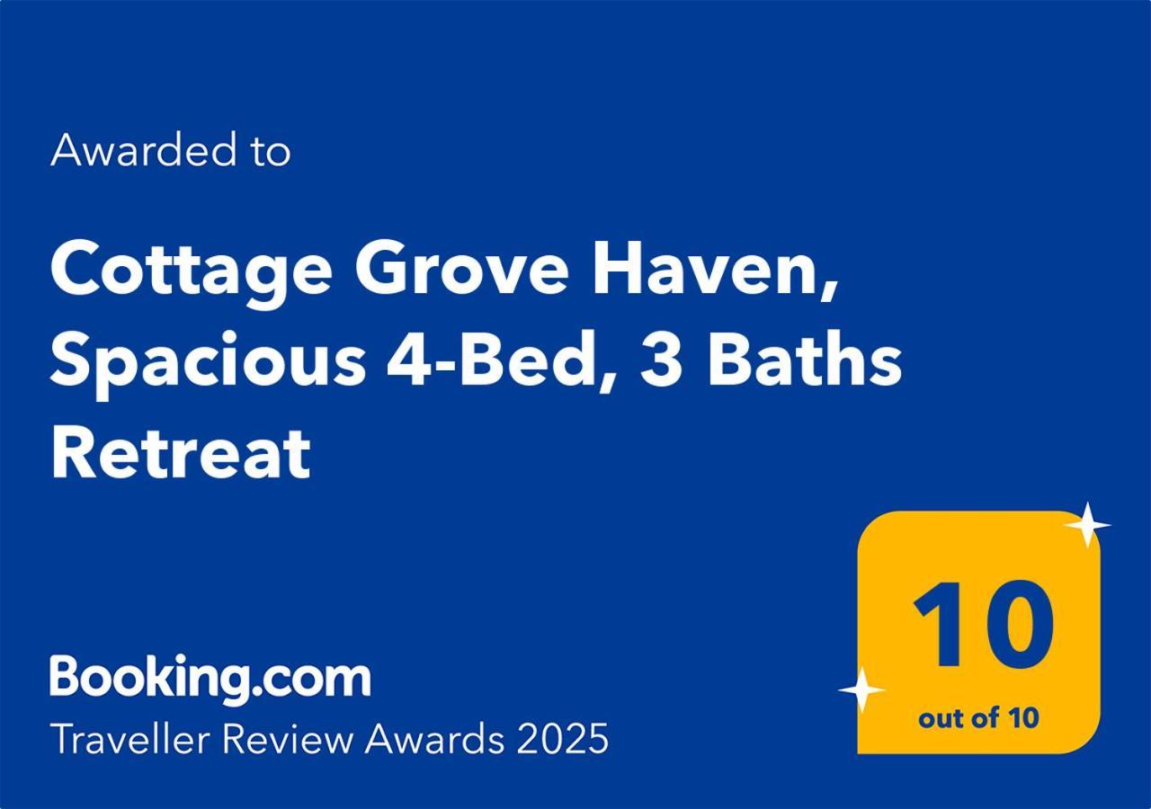 Cottage Grove Haven, Spacious 4-Bed, 3 Baths Retreat Esterno foto